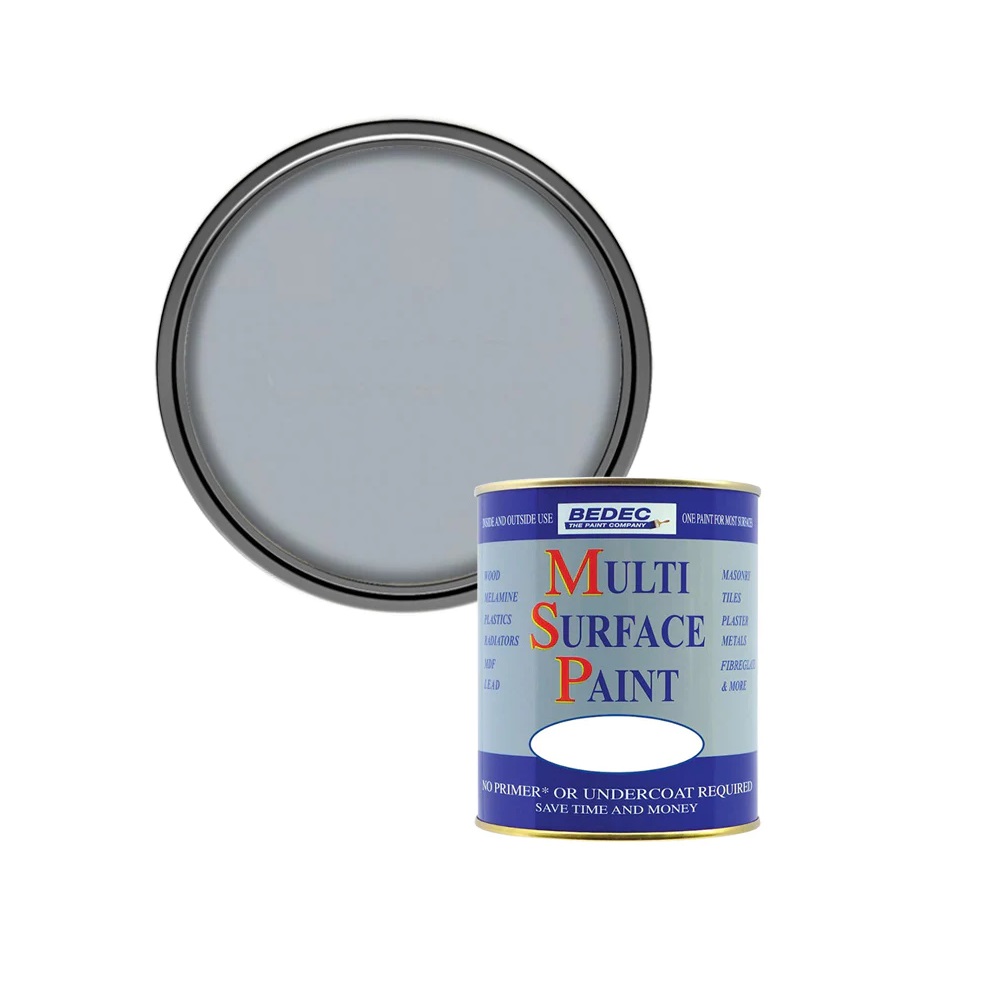 Bedec Multi Surface Paint Soft Satin 750ml - Light Grey